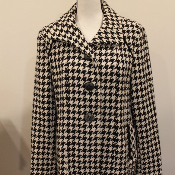 Giacca A Gallery Company  Size L Houndstooth Coat - Picture 4 of 7